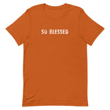 100% cotton t-shirt "SO BLESSED"