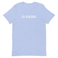 100% cotton t-shirt "SO BLESSED"