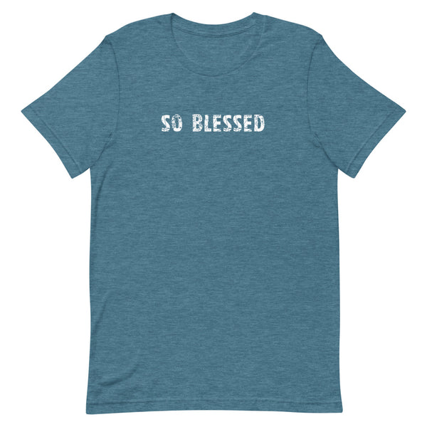 100% cotton t-shirt "SO BLESSED"