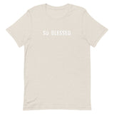 100% cotton t-shirt "SO BLESSED"