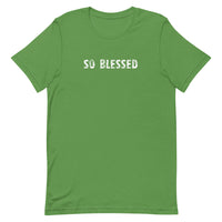 100% cotton t-shirt "SO BLESSED"