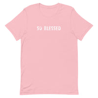100% cotton t-shirt "SO BLESSED"