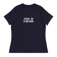 Women's relaxed softest and most comfortable t-shirt you'll ever own.  "MADE IN MONTANA"