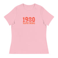 Women's Relaxed and smooth fabric T-Shirt "1980 SOMETHING"